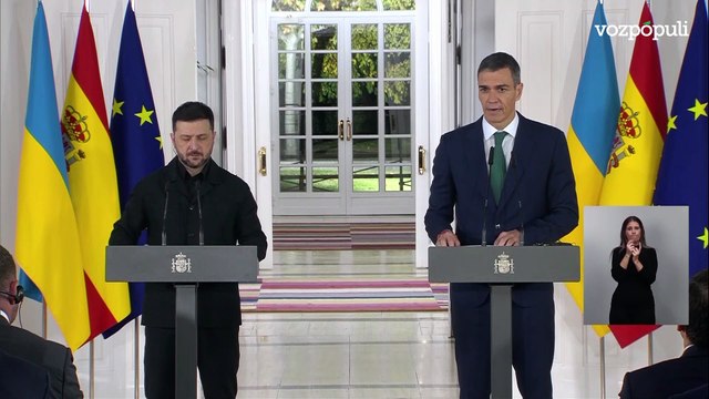Sánchez anuncia 817 millones de euros para armar y reconstruir Ucrania tras reunirse con Zelenski