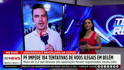 COP30: Polícia Federal reforça segurança e impede 184 tentativas de voos ilegais em Belém