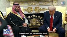 La majestuosa bienvenida de Trump al heredero saudí a quien desvincula del asesinato del periodista Khashoggi