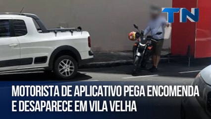 Motorista de aplicativo pega encomenda e desaparece em Vila Velha