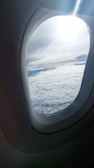 Plane and the clouds