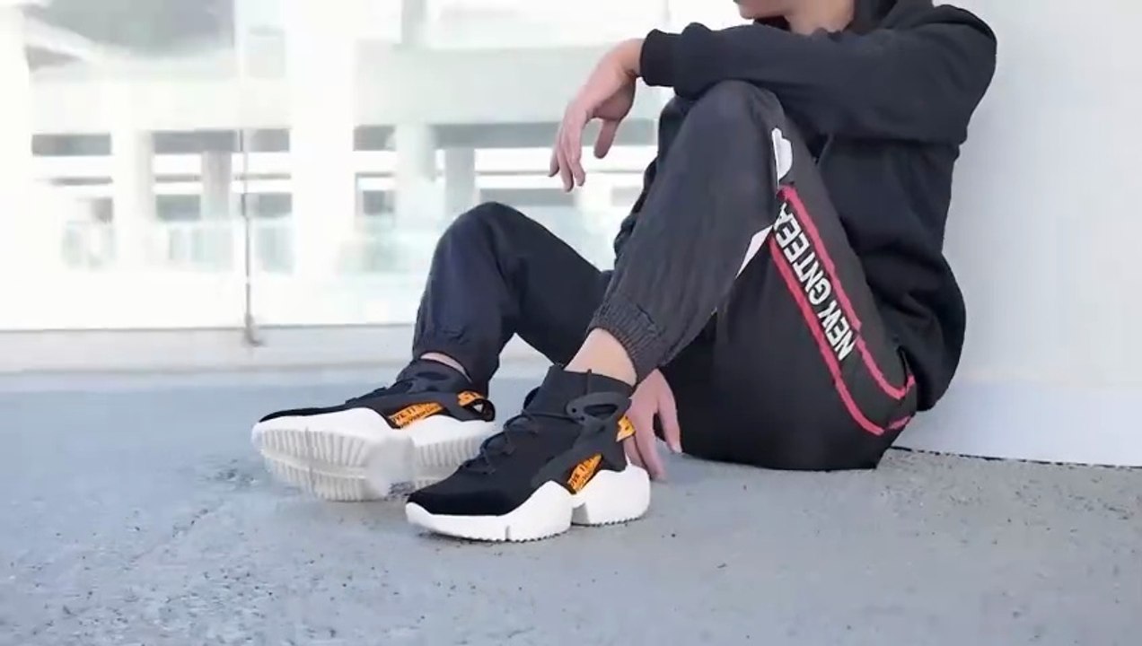 Most Men's Trendy High-Top Sneakers - Breathable, Non-Slip Casual Shoes for Outdoor & Casual Attire