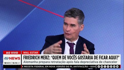 “Foi grosseiro e muito mal educado”, diz Piperno após falas de Friedrich Merz sobre Belém