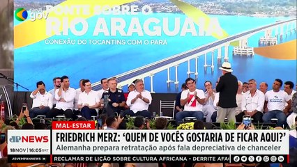 Friedrich Merz sobre Belém: “Quem de vocês que gosta de ficar aqui?”
