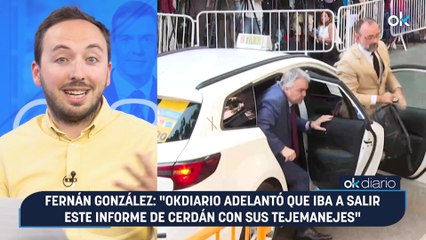 Fernán González: "OKDIARIO adelantó que iba a salir este informe de Cerdán con sus tejemanejes"