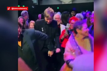 Tom Cruise lets loose on the dance floor