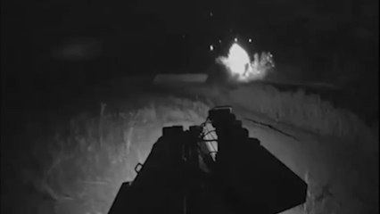 Un dron terrestre logra rescatar a un militar en una operación que Kiev