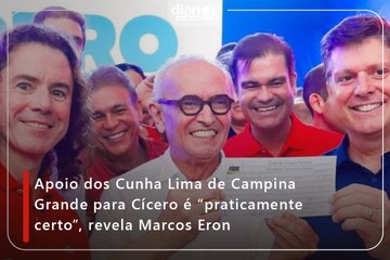 Apoio dos Cunha Lima de Campina Grande para Cícero é “praticamente certo”, revela Marcos Eron