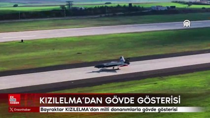 Bayraktar KIZILELMA'dan milli donanımlarla gövde gösterisi