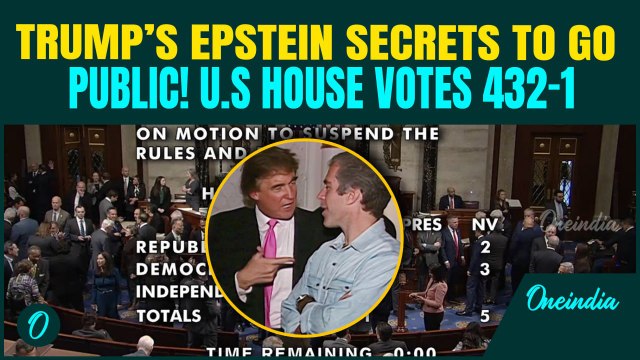 US Breaking: All Epstein Files TO BE RELEASED, US House Votes| Bill Passed 432-1