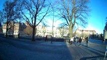 Testar Sportkameran.  Drottninggatan-Storbron-Storgatan. Örebro 18 Nov. 2025