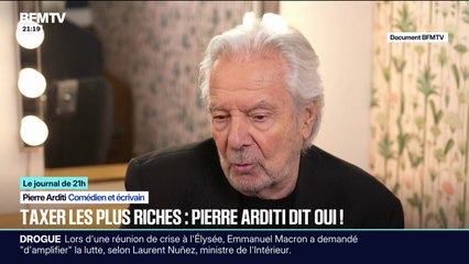 "Tout le monde doit mettre la main à la poche": le comédien et écrivain Pierre Arditi est pour la taxation des plus riches