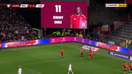 Le magnifique doublé de Doku en 7 minutes - Foot - Qualif. Coupe du monde