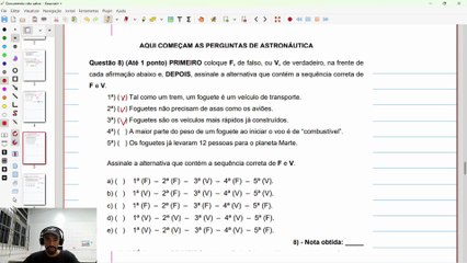 OBA 2025 - QUESTÃO 8 -  PROVA NÍVEL 1