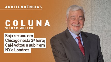 Soja recuou em Chicago nesta 3ª feira; Café voltou a subir em NY e Londres