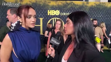Olivia Cooke Talks Filming 'House of the Dragon' Season 2 Without Paddy Considine | THR Video