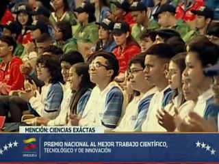 Premio Nacional al Mejor Trabajo Científico mención: Ciencias Exáctas