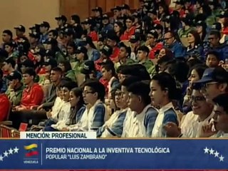 Premio Especial de Ciencia y Tecnología Mención: Innovación del Trabajador o Trabajadora