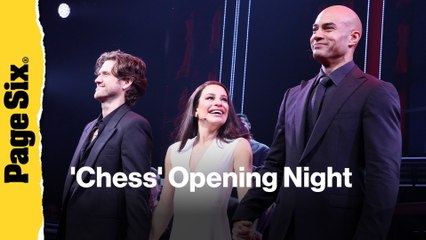 See Lea Michelle, Aaron Tveit, Rachel Zegler and more celebrities at 'Chess' opening night