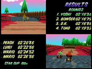 Mario Kart 64: Amped Up online multiplayer - n64