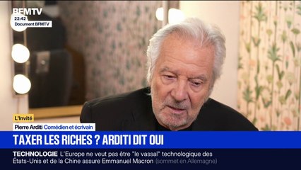 "Le pays est en danger de mort": le comédien et écrivain Pierre Arditi est pour la taxation des plus riches