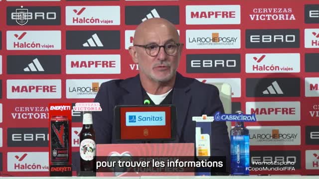 Espagne - De la Fuente enchanté de défier l'Argentine pour la Finalissima