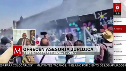 INCaM detalla apoyos para detenidos tras la marcha de la Generación Z