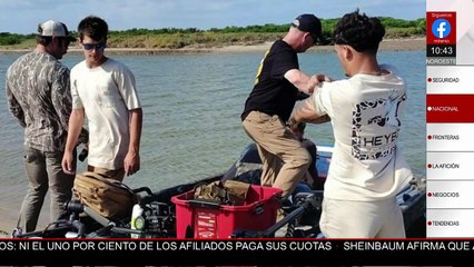 Marina retira letreros que privatizaban playa Bagdad en Matamoros