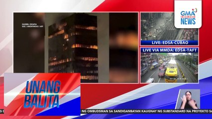 Abandonadong gusali, nasunog | Unang Balita