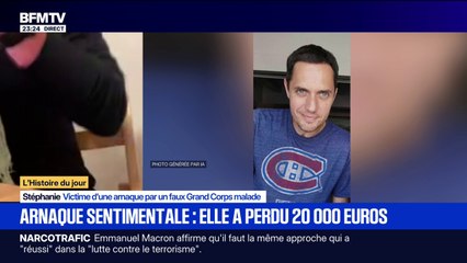 Arnaque aux sentiments: Stéphanie, victime d'une arnaque par un faux Grand Corps malade, témoigne sur BFMTV