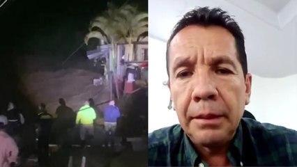 Familia fue arrastrada por una quebrada en Silvania