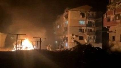 Devastation in the Kharkiv region following Russia’s deadly strike that killed three