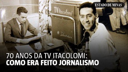 Sem experiência, jornalistas da primeira TV de minas usaram a criatividade