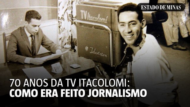 Sem experiência, jornalistas da primeira TV de minas usaram a criatividade