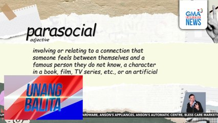 Cambridge Dictionary 2025 Word of the Year - Parasocial | Unang Balita