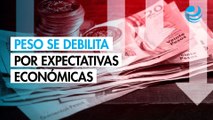 Peso mexicano se debilita ante el dólar en medio de expectativas económicas