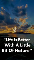 White and Blue  Minimalist Quote Nature Mobile Video