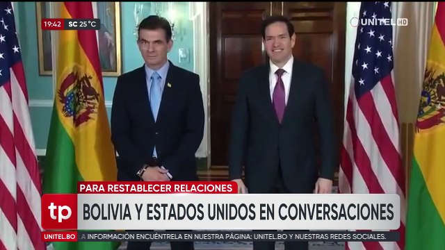 Bolivia y EEUU definen pasos concretos en temas de visado, cielos abiertos y apoyo económico, según canciller