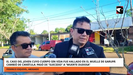 El caso del joven cuyo cuerpo sin vida fue hallado en el muelle de Garupá cambió de carátula pasó de “suicidio” a “muerte dudosa”