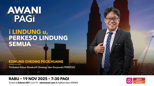 AWANI Pagi: i LINDUNG u, PERKESO LINDUNG Semua