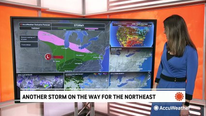 Another storm pushing through the Northeast