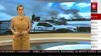 Reportan un incendio dentro de una recicladora de Toluca, Estado de México