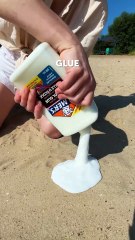 She pumped up her muscles with sand and glue#fblifestyle