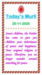 🇲🇰 Essence of Today’s Murli 20 November 2025 English in Male Voice| BRAHMA KUMARIS