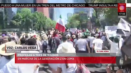 ÚLTIMA HORA: Procesan a tres detenidos en marcha de la Generación Z en la Ciudad de México