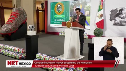 Conade impulsa el mayor ecosistema de formación futbolística rumbo al Mundial 2026