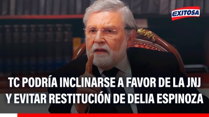 TC validaría demanda de la JNJ contra la restitución de Delia Espinoza, señala Ernesto Blume