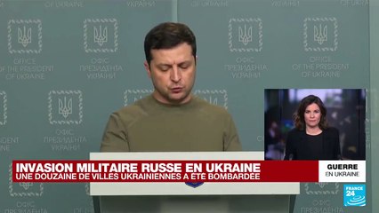 REPLAY - Le président Volodymyr Zelensky lance un appel aux Ukrainiens et aux dirigeants européens