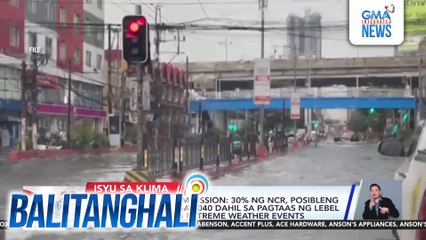 Climate Change Commission - 30% ng NCR, posibleng malubog sa tubig sa 2040 dahil sa pagtaas ng lebel ng dagat dulot ng extreame weather events | Balitanghali