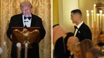 Donald Trump recibe a Cristiano Ronaldo en la Casa Blanca: 